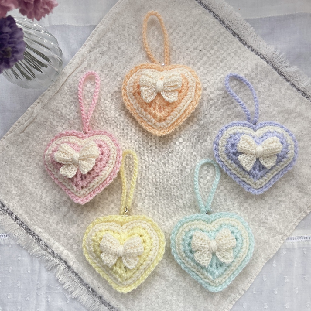 ♡オタ活にも使える♡りぼんバッグチャーム♡