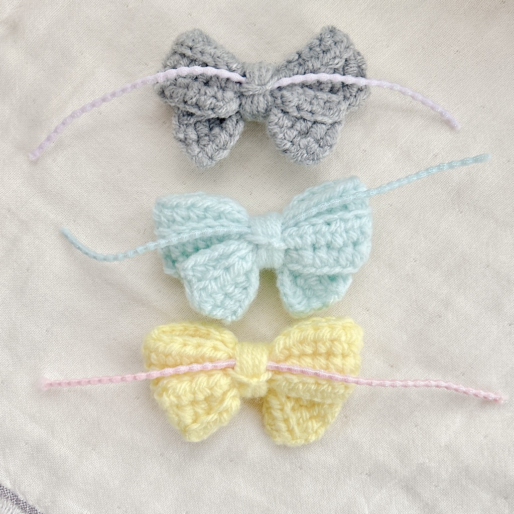 毛糸のりぼん♡小さい子サイズ