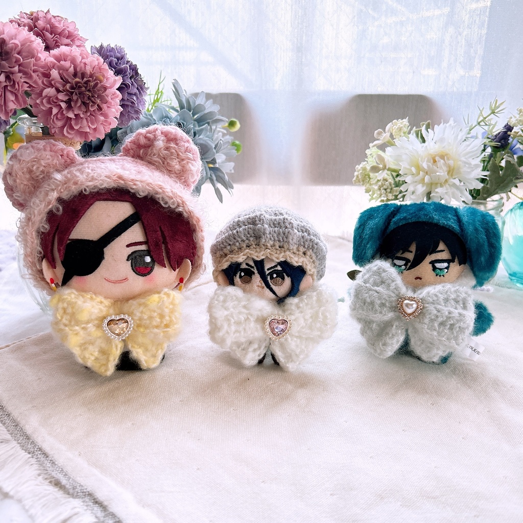 ふわふわ毛糸のリボン♡小さい子サイズ