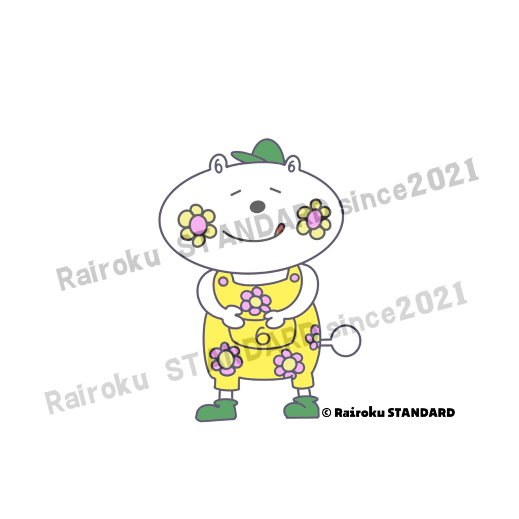 “黄ろくねこ”ロングスリーブTシャツ