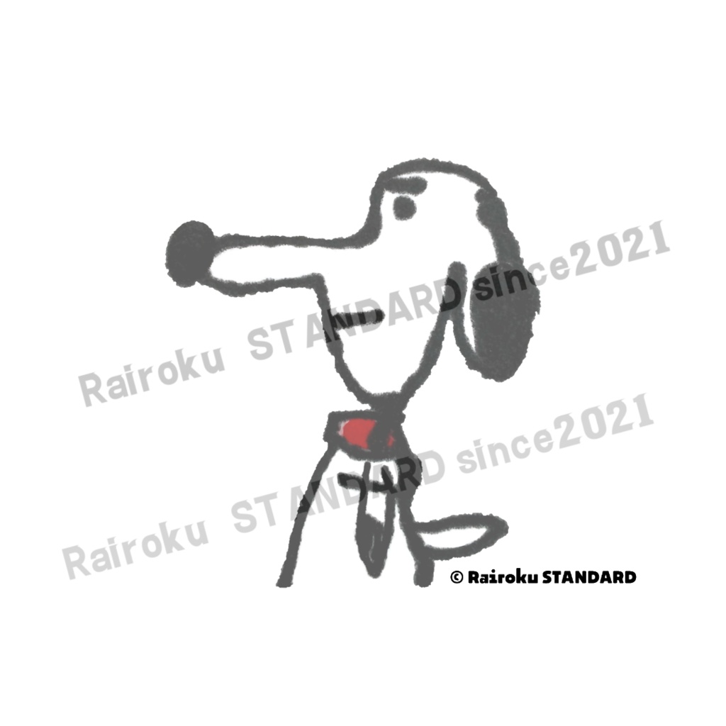 “HANA DOG”カラーTシャツ