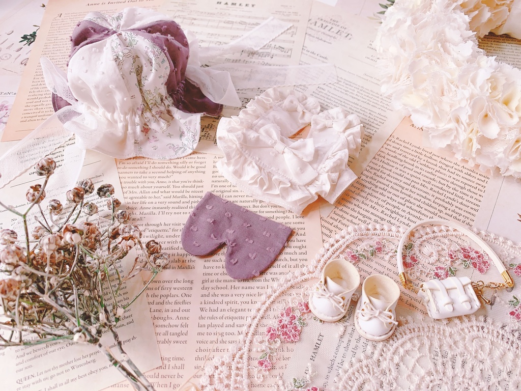 Tulip Garden Set (ミルク)革紐Ver.