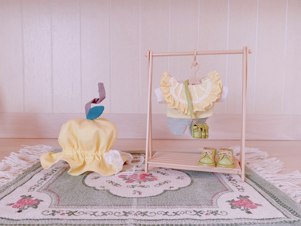 レモン畑セット(ライムグリーン靴&鞄)