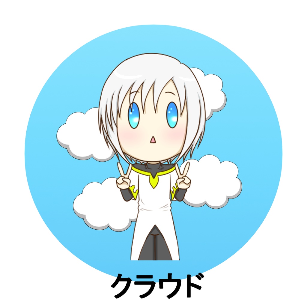 4作品主人公デフォルメ缶バッジ