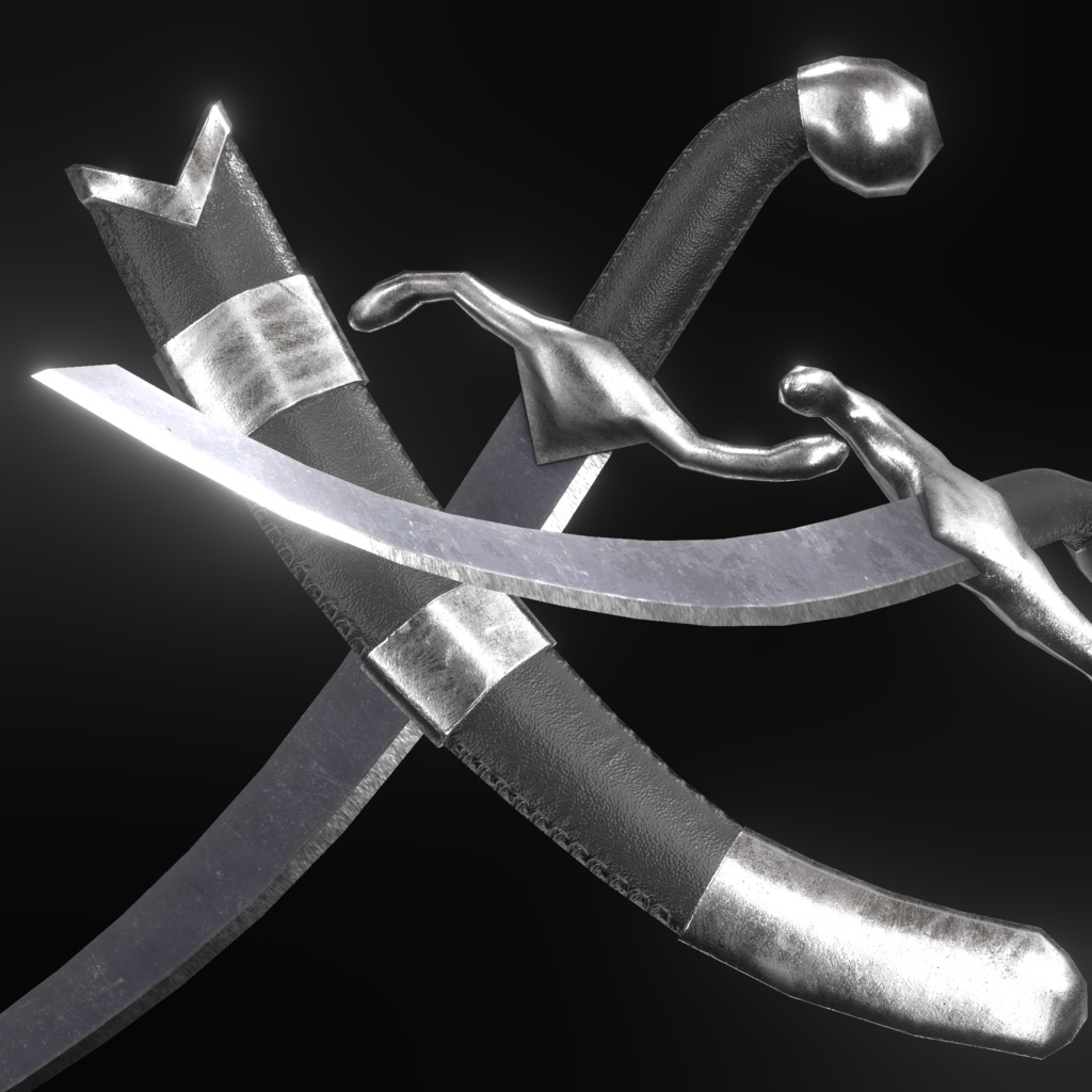 【3Dモデル】シミター【VRC想定】