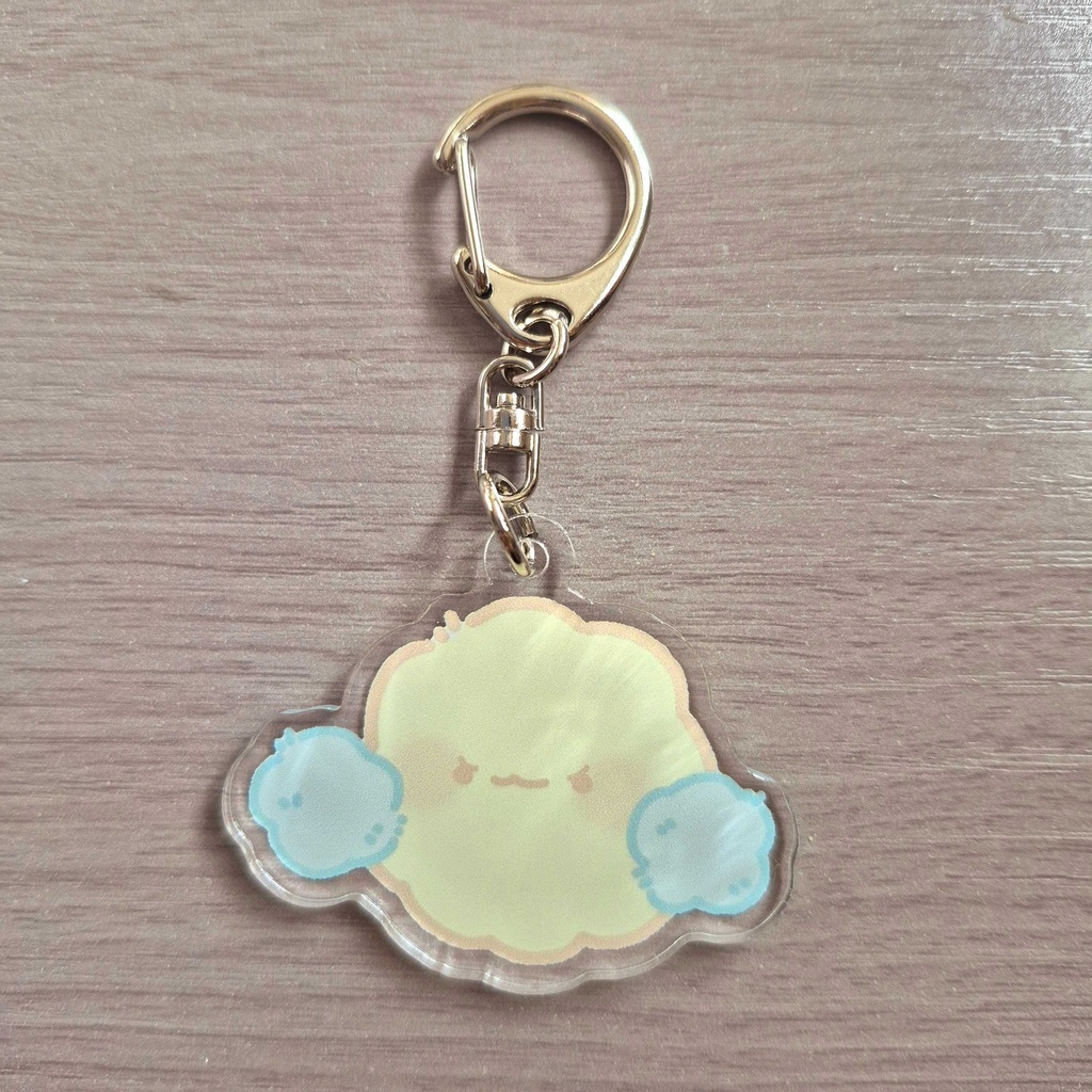 ただのもふもふ　アクリルキーホルダー（応援）
