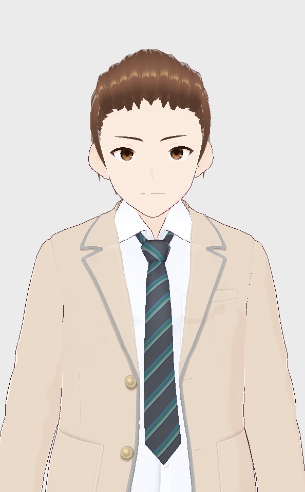 【VRoid Studio用ヘアプリセット】チャラ男風