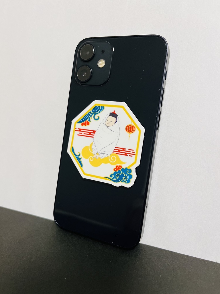 うげまるくん スマホステッカー