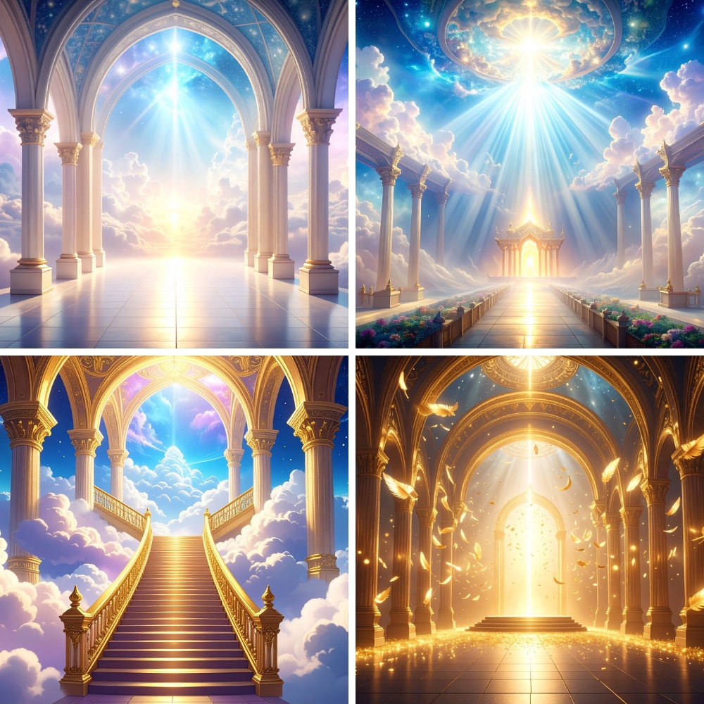 幻想神殿・構図バリエーション完全素材集【全200枚/PDF形式・商用OK】