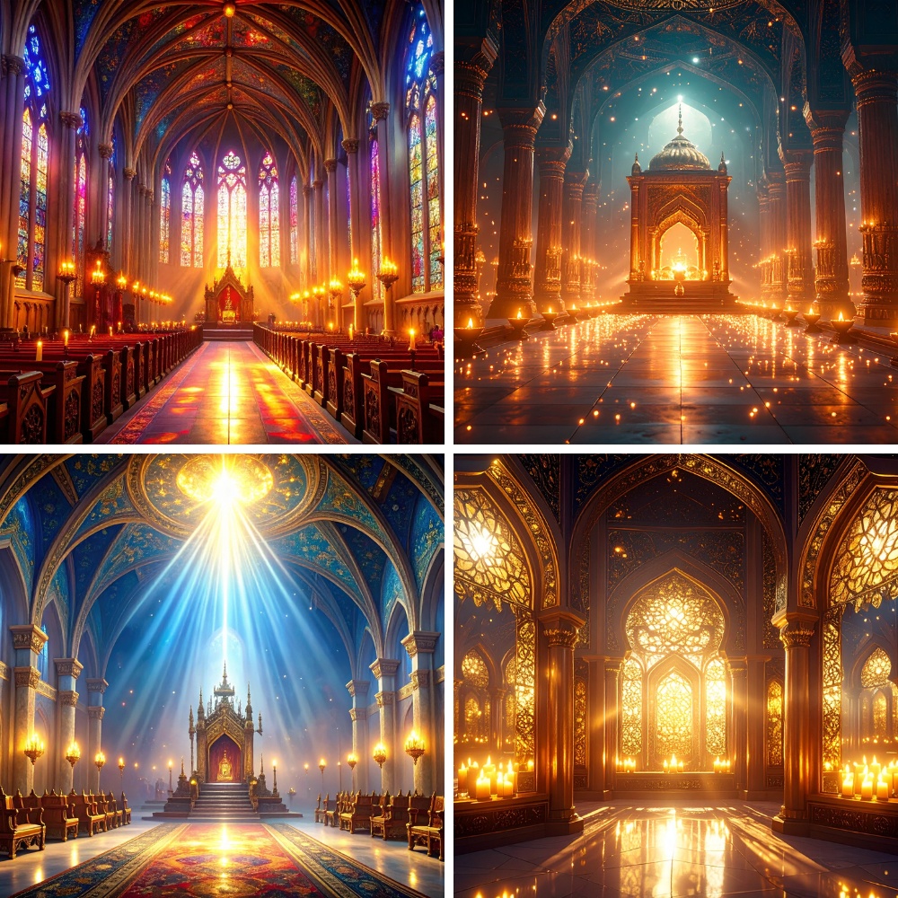 幻想神殿・構図バリエーション完全素材集【全200枚/PDF形式・商用OK】