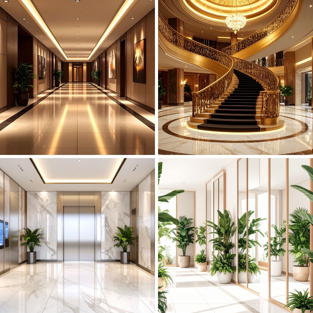 高級ホテル背景素材集 – 洗練された空間美 全200枚【商用OK・PDF形式・16:9比率】