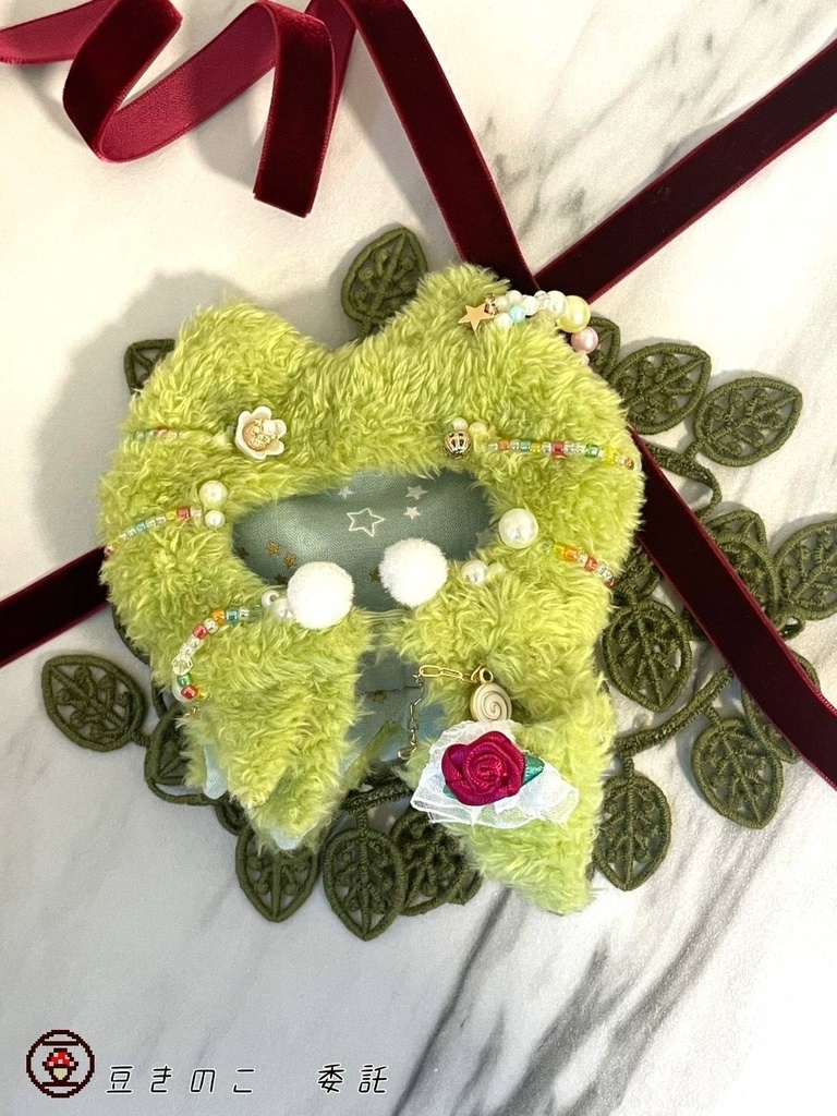 ふわねこコート★Xmasツリー【薔薇】