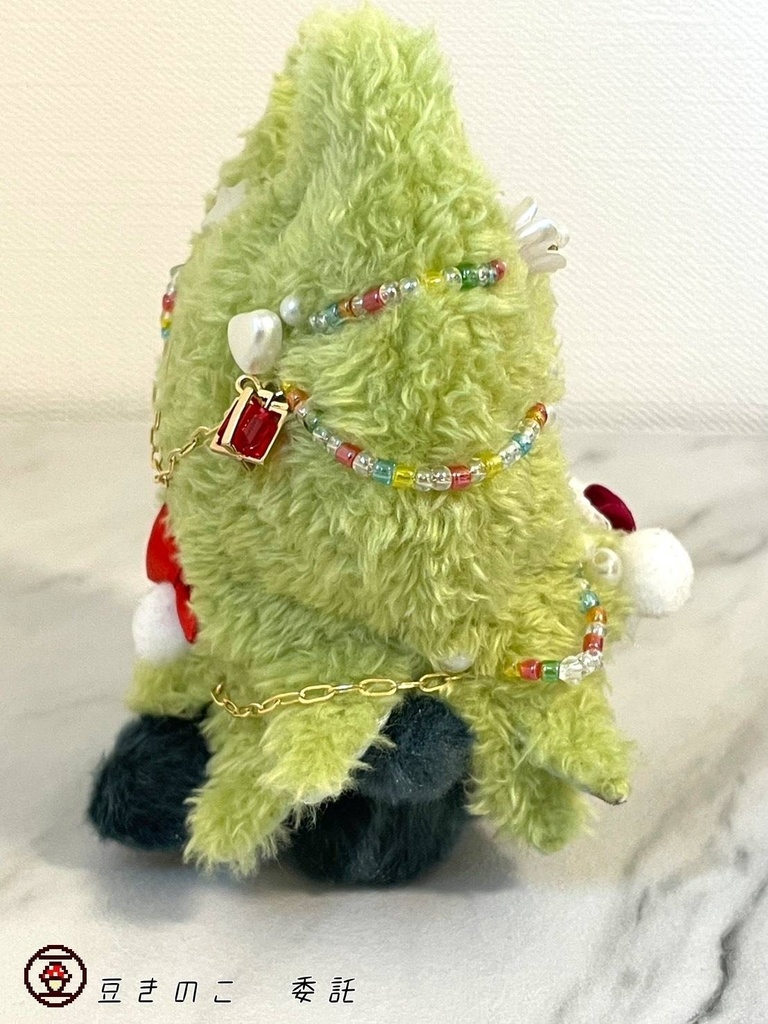 ふわねこコート★Xmasツリー【薔薇】