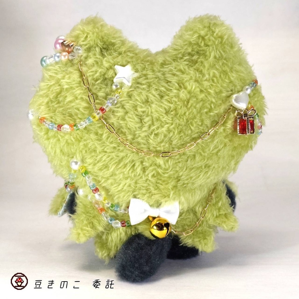 ふわねこコート★Xmasツリー【鈴リボン】