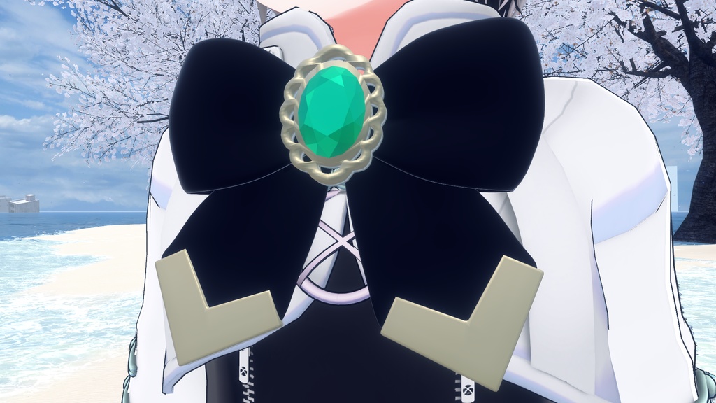 リボンブローチ