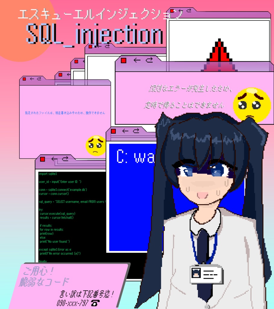 エンジニアの不憫ツインテお姉さん(29)Tシャツ