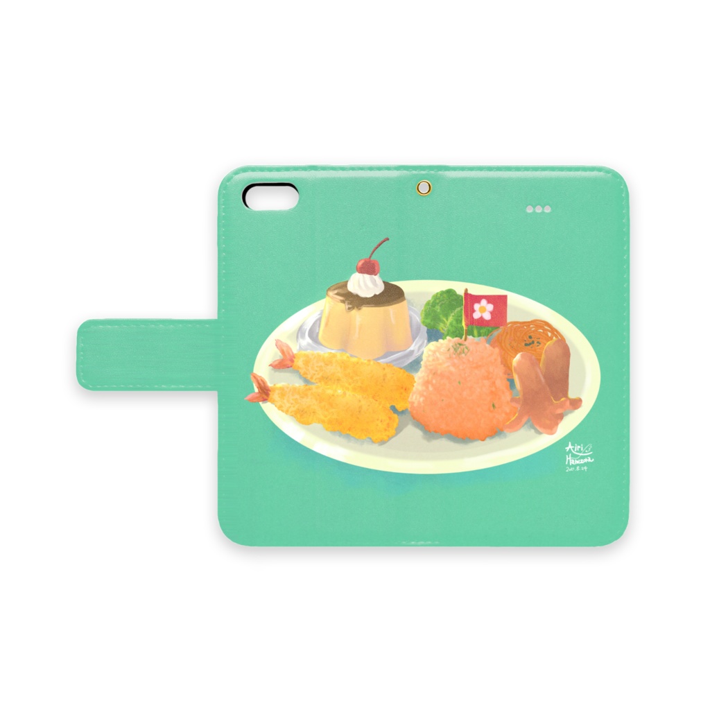 お子様ランチ手帳型iPhone 5 / 5s / SE ケース