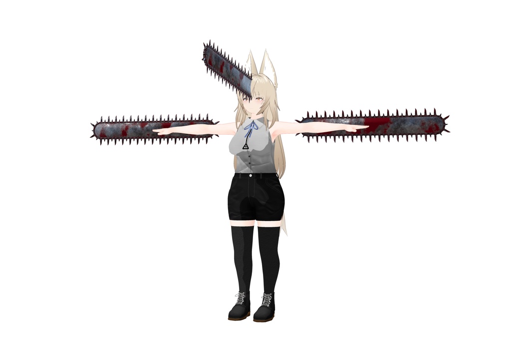 【ギミック付き】例のチェーンソー【VRChat想定】