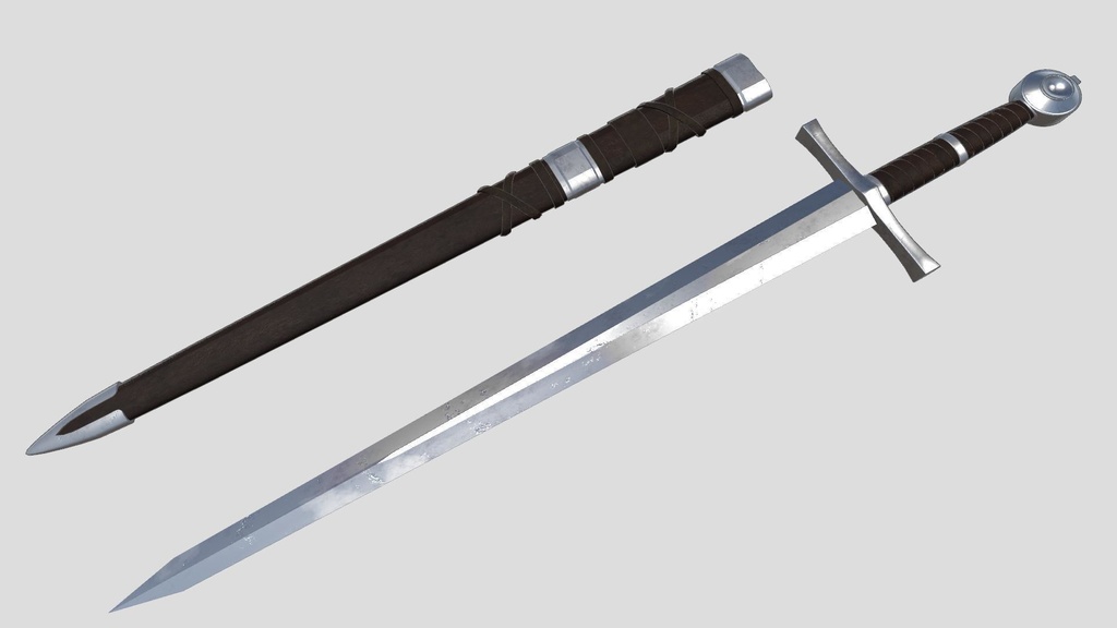 【3Dモデル】普通のロングソード