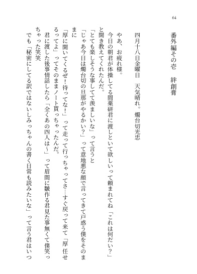 俺たちの本丸日記「春」
