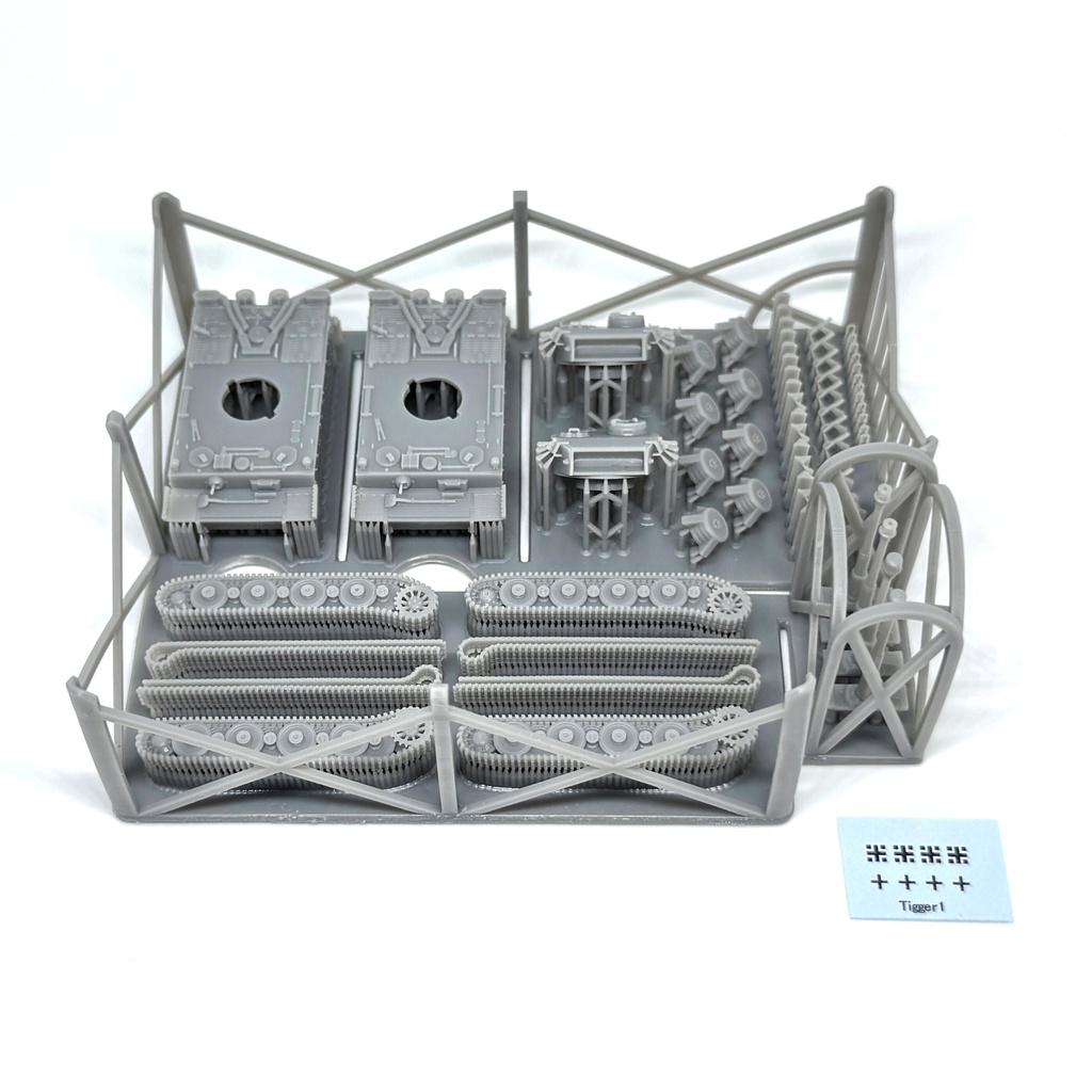 【 Tiger1 Ausf.H1 】2両セット(輸送状態)1/160