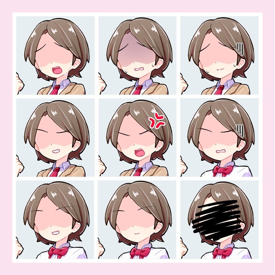 【TRPG立ち絵素材】元気な女子高生|NPC|学園・日常