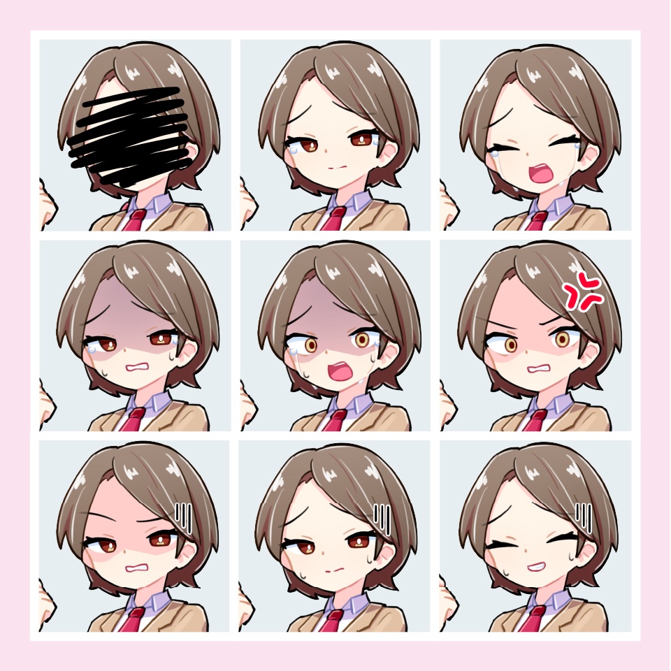 【TRPG立ち絵素材】元気な女子高生|NPC|学園・日常