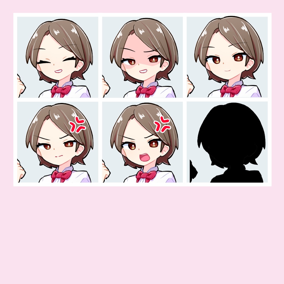 【TRPG立ち絵素材】元気な女子高生|NPC|学園・日常