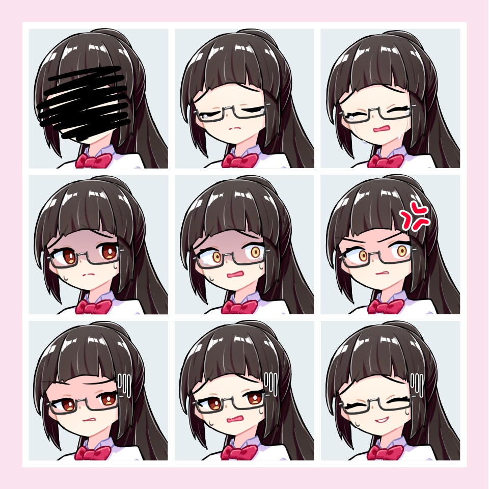 【TRPG立ち絵素材】真面目な女子高生|NPC|学園・日常