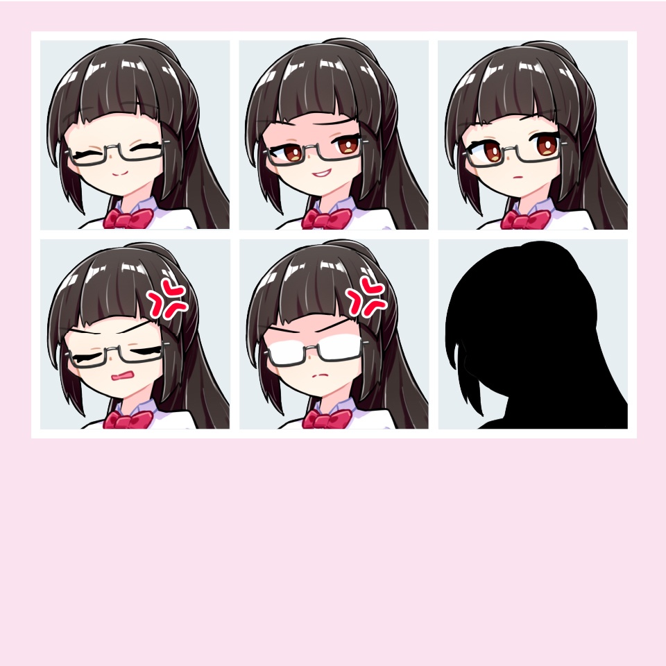 【TRPG立ち絵素材】真面目な女子高生|NPC|学園・日常