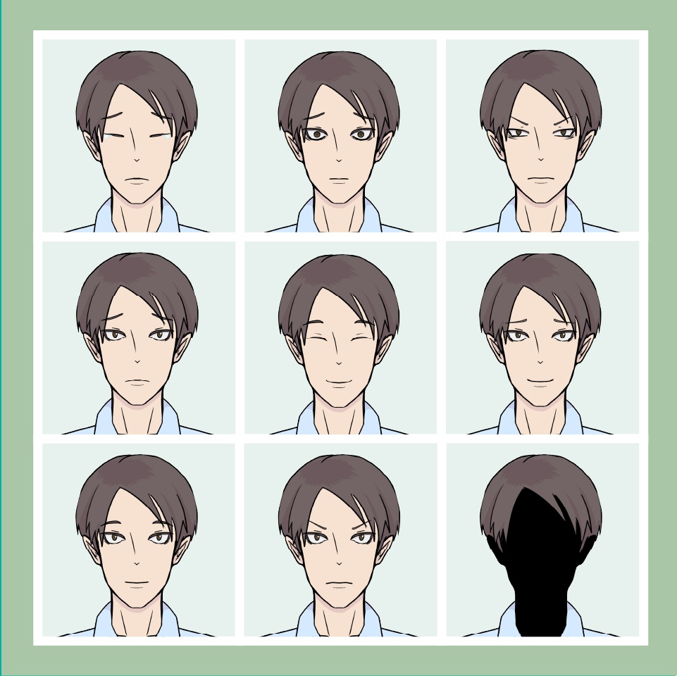 【TRPG立ち絵素材】現代村人:成人男|NPC|現代・日常【無料】
