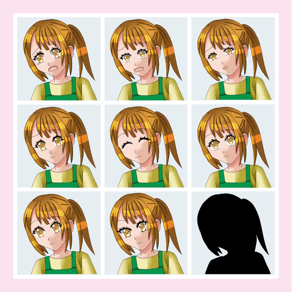 【TRPG立ち絵】花屋アルバイトの女の子|NPC|現代・日常【無料】