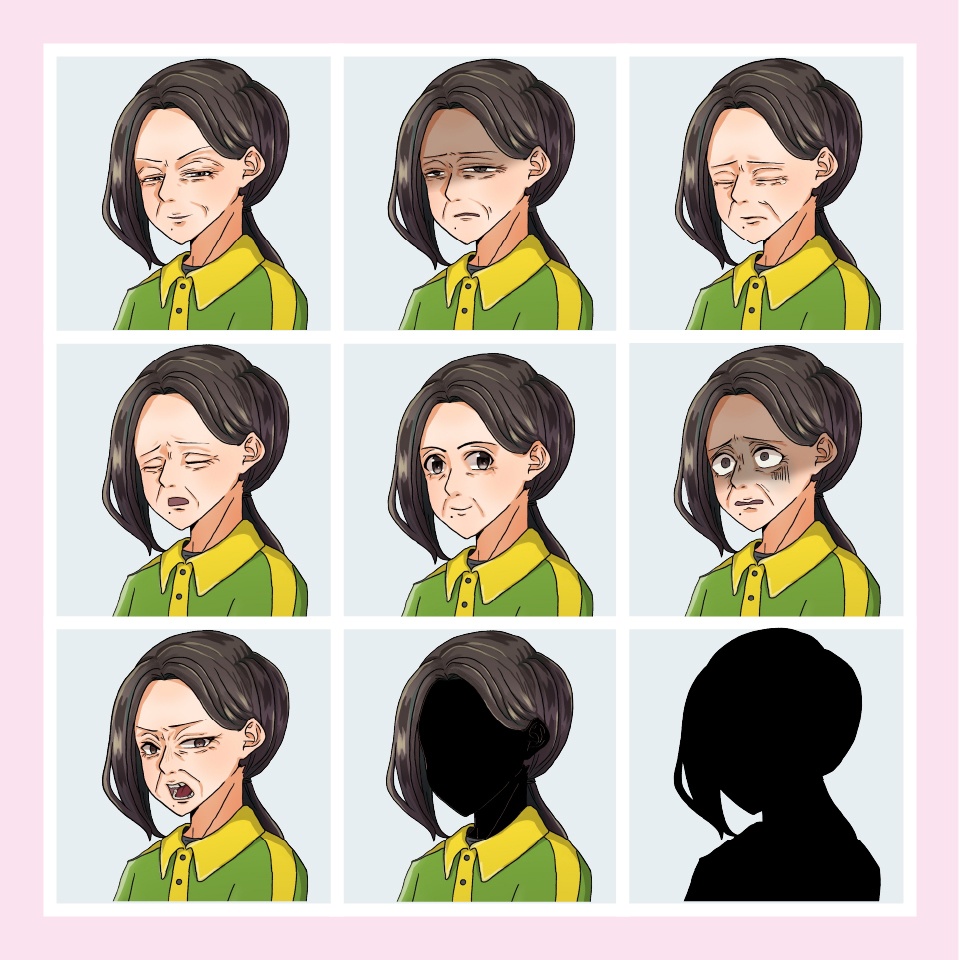 【TRPG立ち絵】おばさんコンビニ店員|NPC|現代・日常【無料】