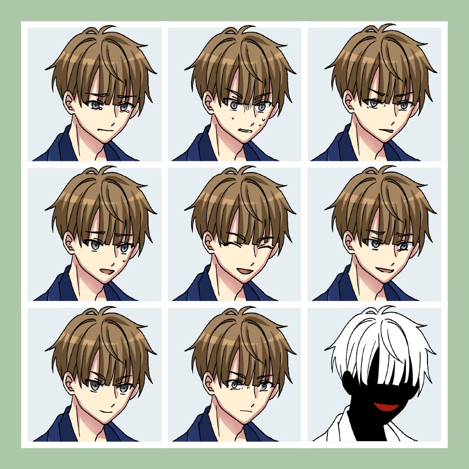 【TRPG立ち絵】怪しい作務衣男|NPC|現代・ミステリー