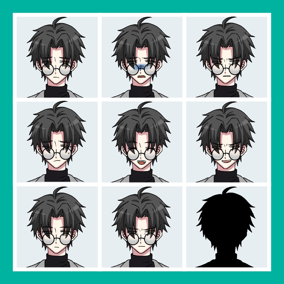 【TRPG立ち絵】怪しい男|NPC|現代・ミステリー