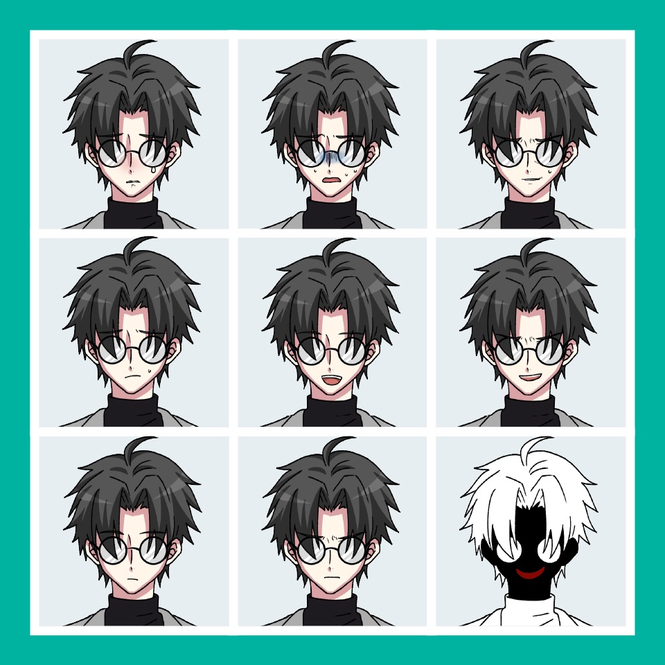 【TRPG立ち絵】怪しい男|NPC|現代・ミステリー