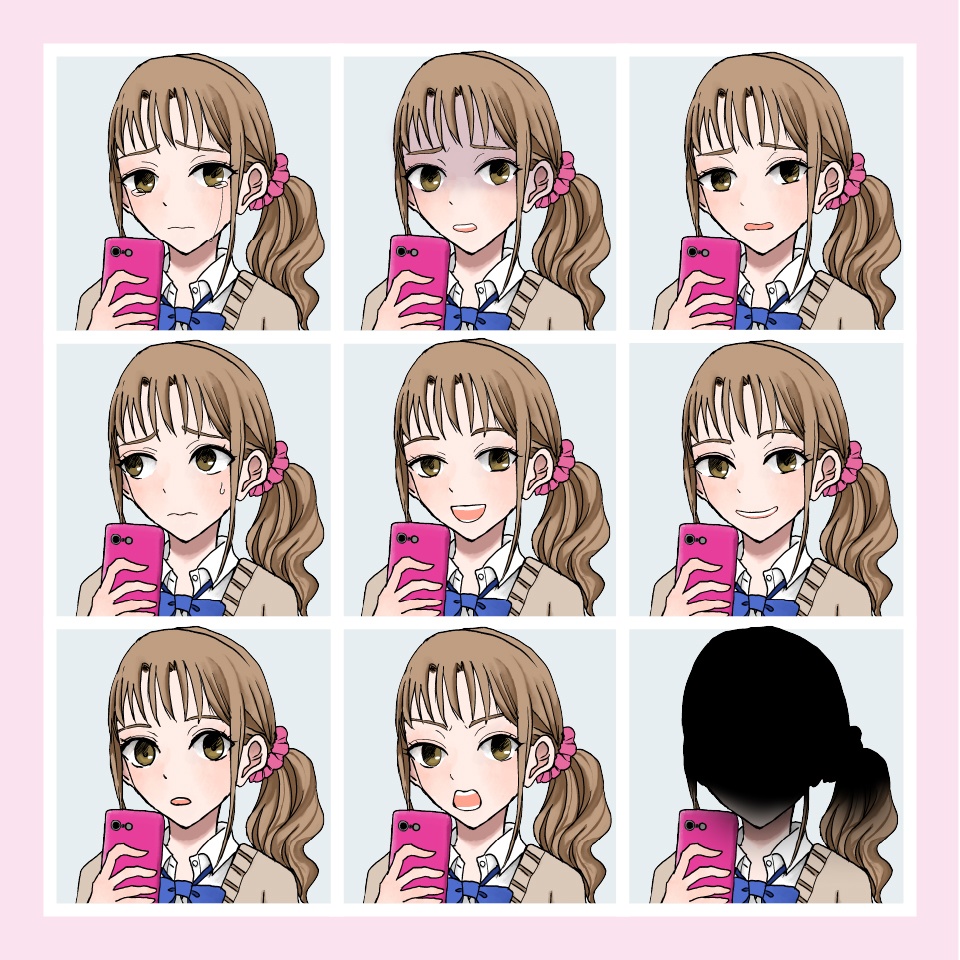 【TRPG立ち絵】ギャルな女子学生|NPC|学園・日常【無料】