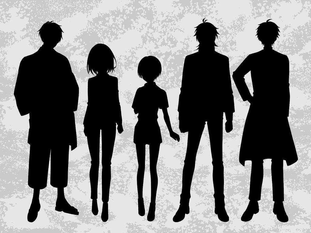 【TRPG立ち絵】よく見ると怪しい!?NPCセット|現代・ミステリー