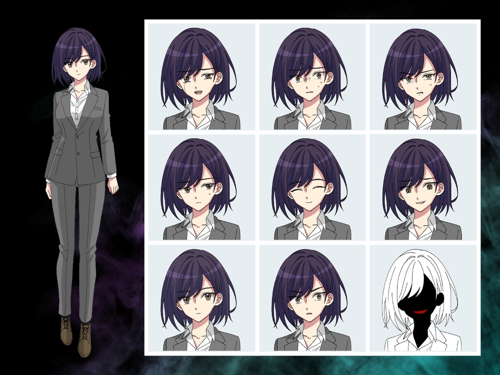 【TRPG立ち絵】よく見ると怪しい!?NPCセット|現代・ミステリー