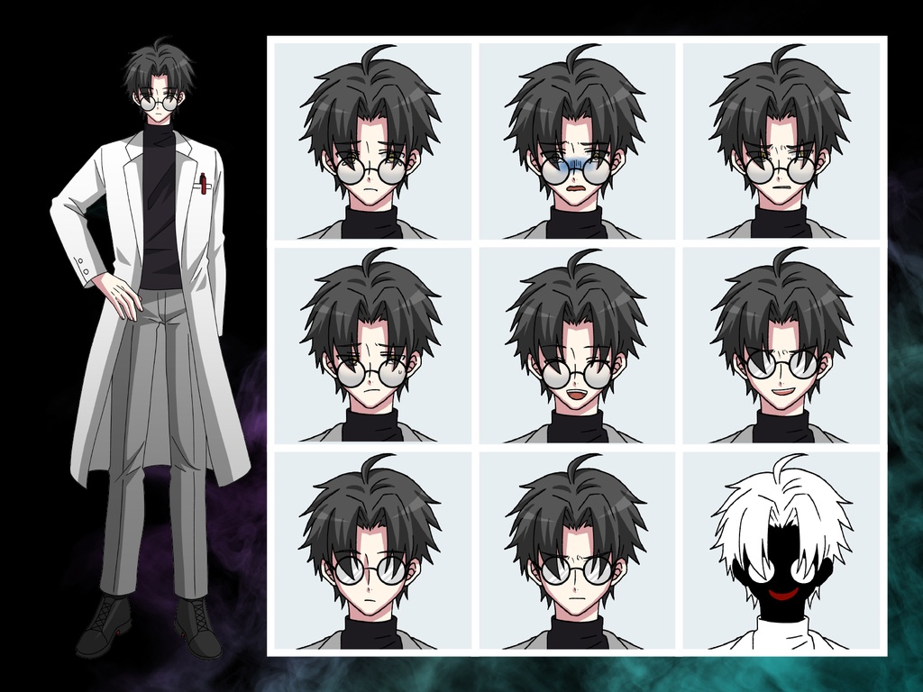 【TRPG立ち絵】よく見ると怪しい!?NPCセット|現代・ミステリー