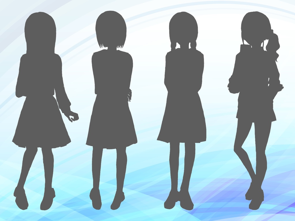 【TRPG立ち絵】感情豊かな女子学生セット|NPC|学園・日常【無料】