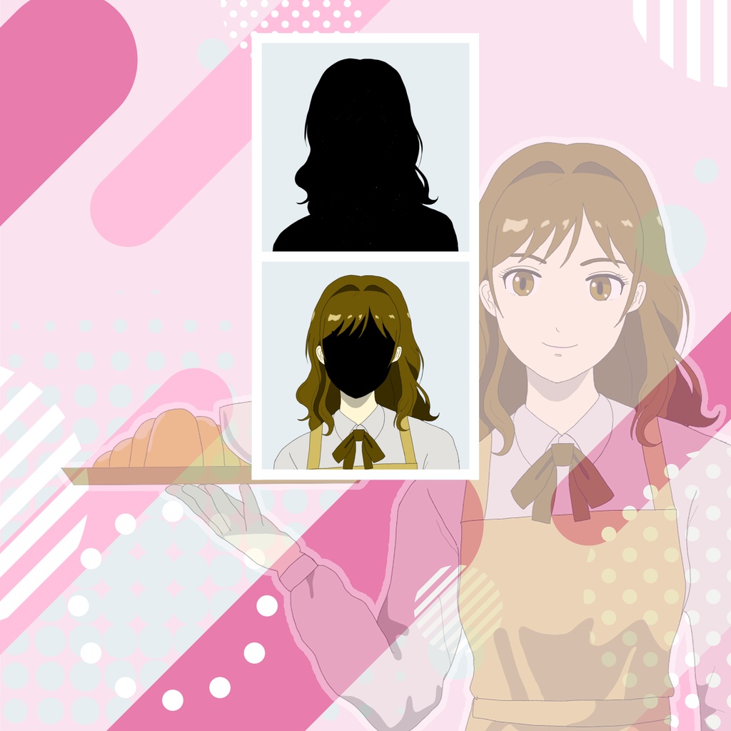 【TRPG立ち絵】カフェ店員女|NPC|現代・日常【無料】