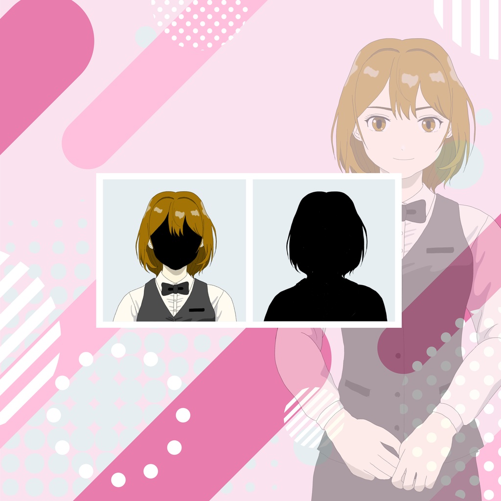 【TRPG立ち絵】バー店員女|NPC|現代・日常【無料】