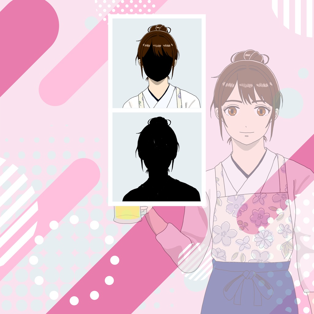 【TRPG立ち絵】居酒屋店員女|NPC|現代・日常【無料】