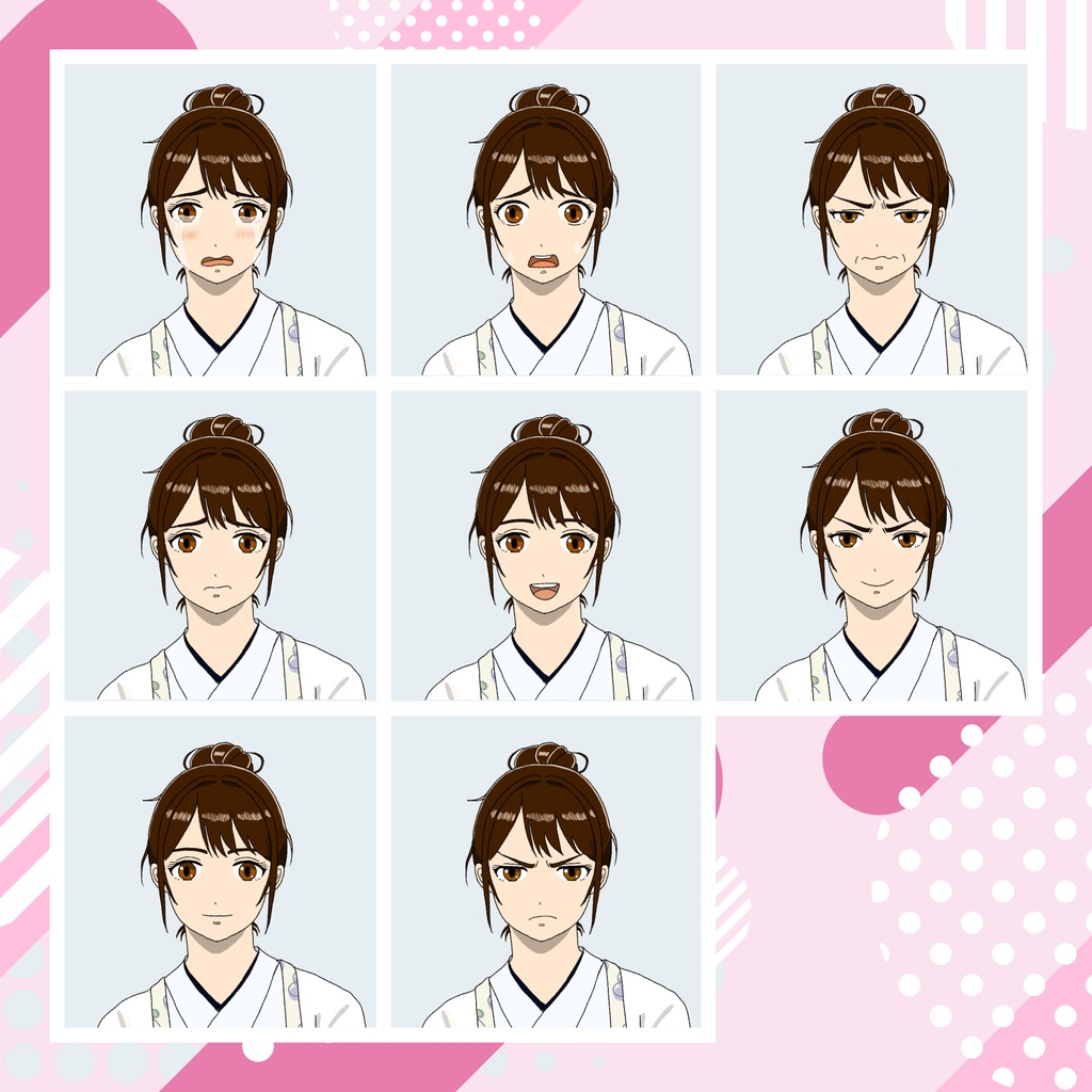 【TRPG立ち絵】居酒屋店員女|NPC|現代・日常【無料】