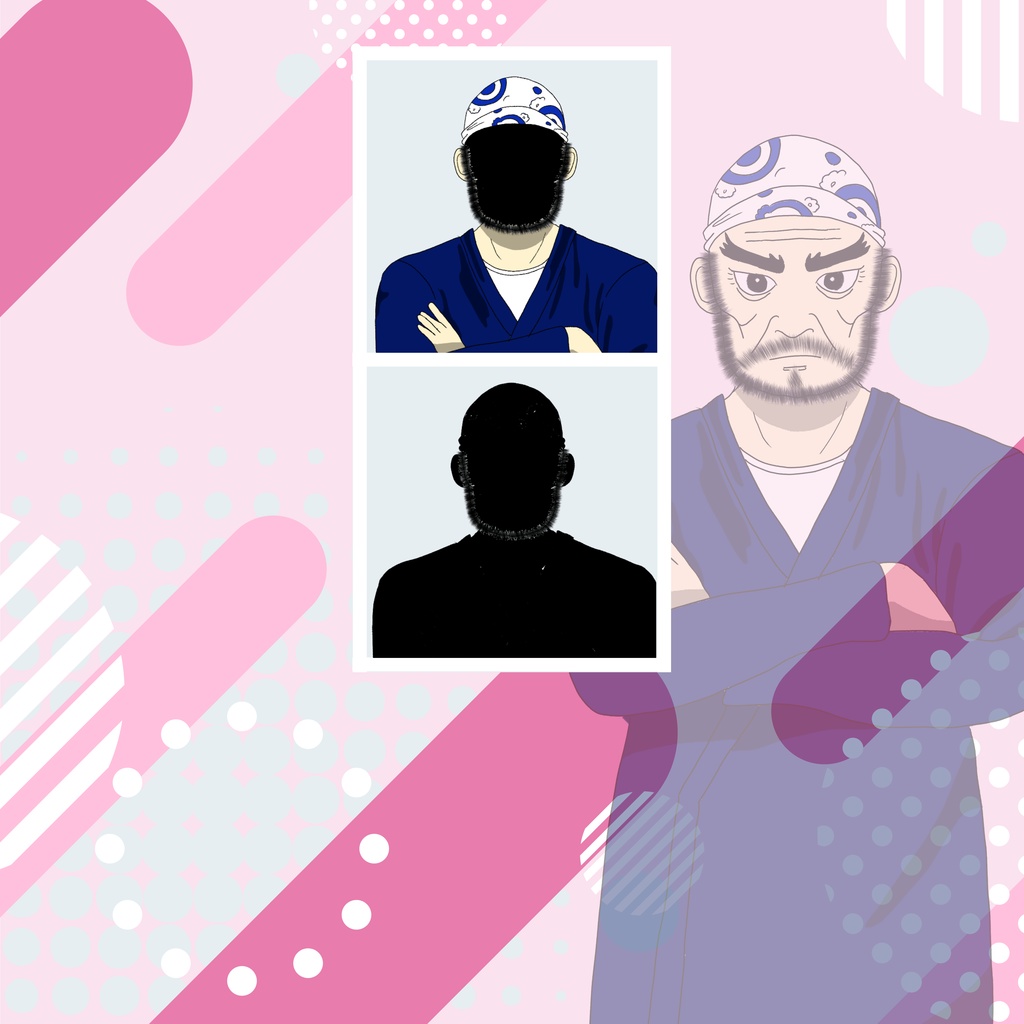 【TRPG立ち絵】居酒屋店主|NPC|現代・日常【無料】