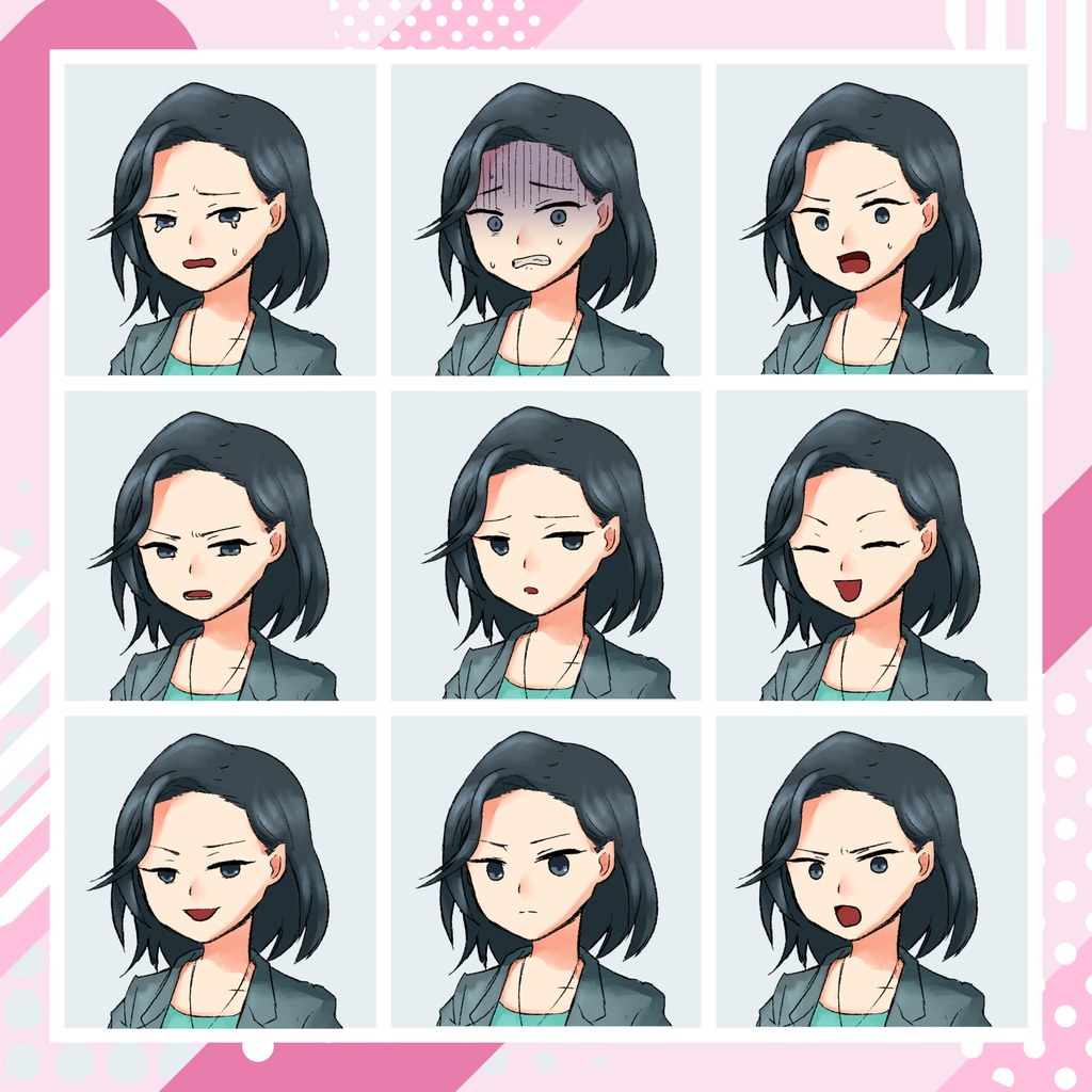 【TRPG立ち絵】バリキャリOL|NPC|現代・日常