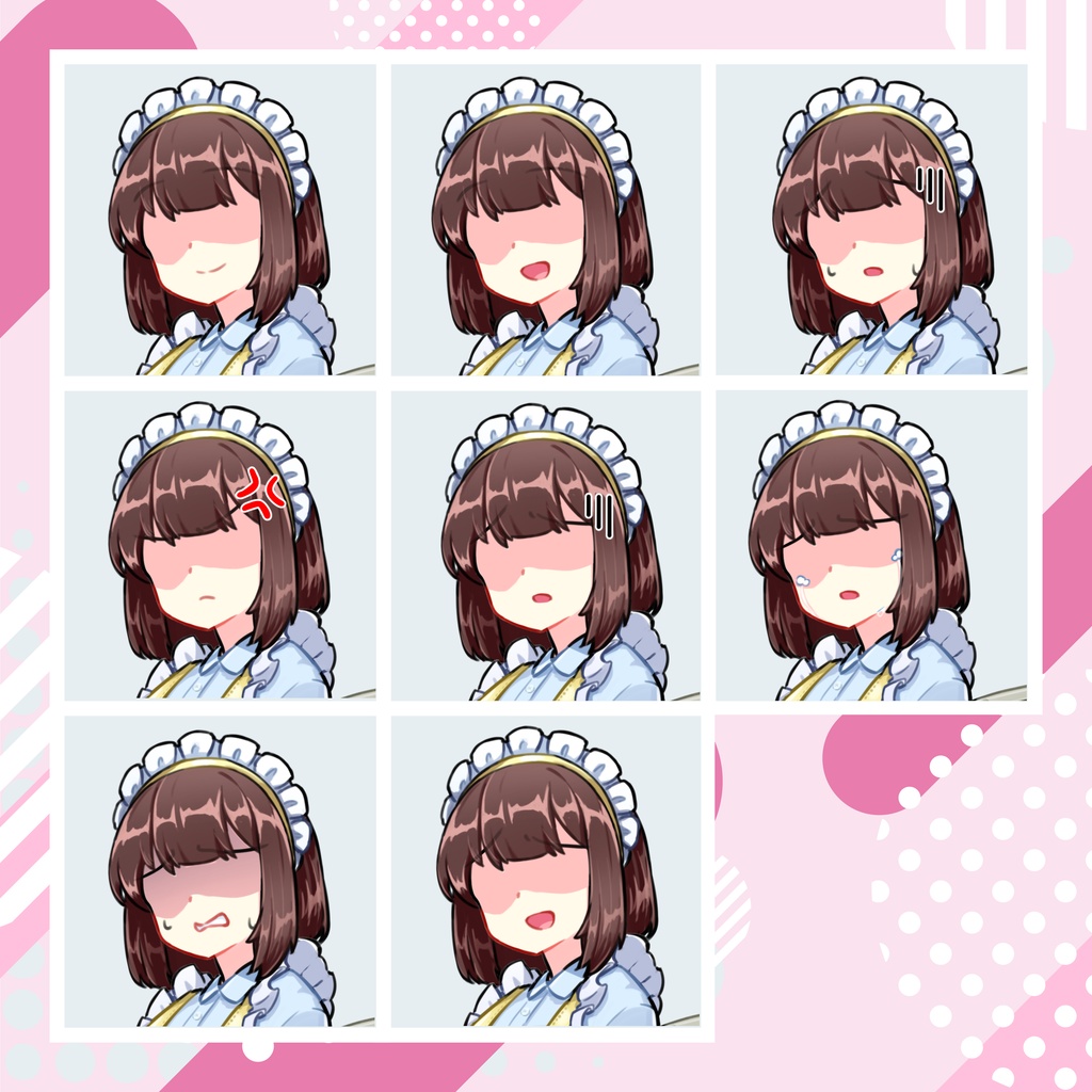 【TRPG立ち絵】清楚ウェイトレス|NPC|現代・日常