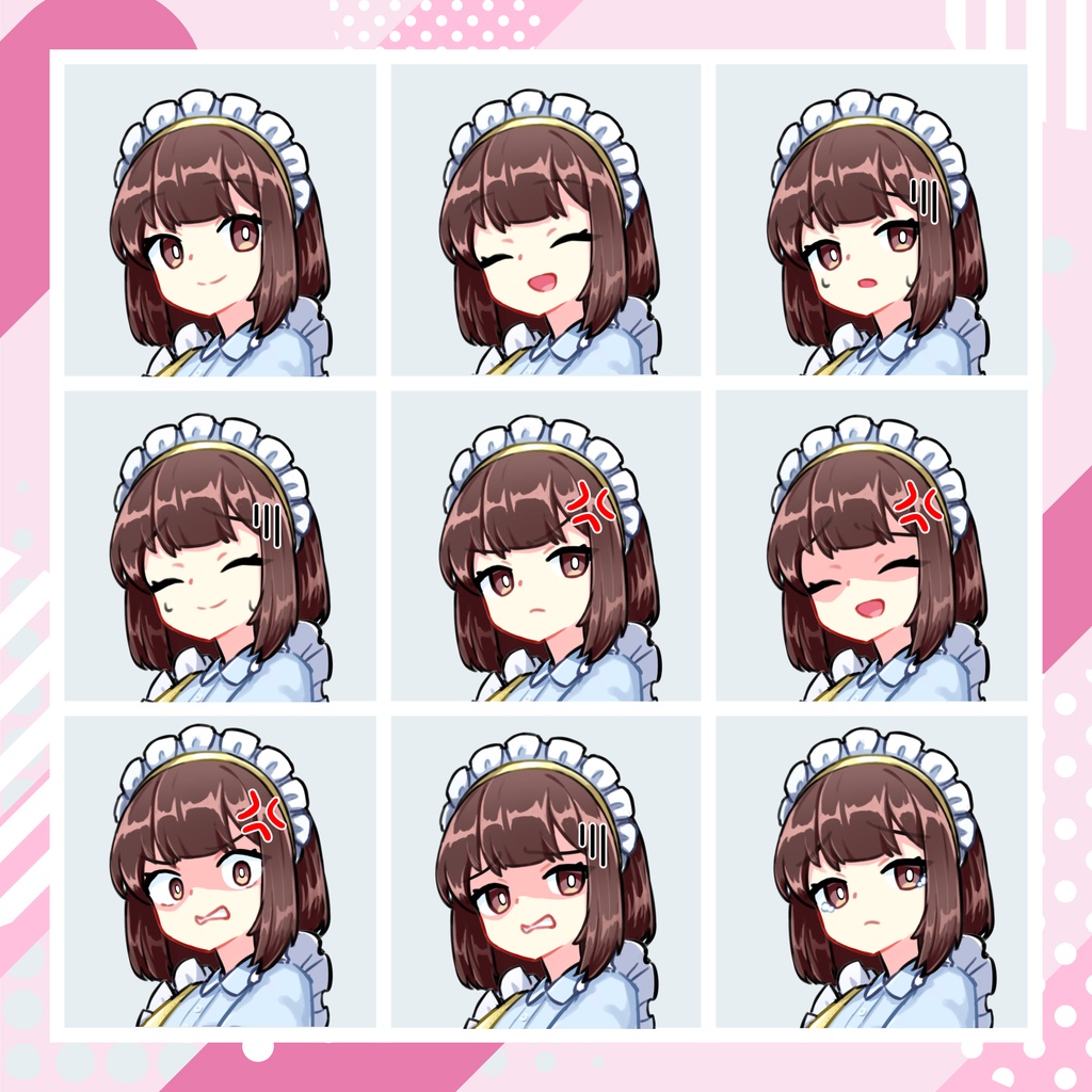 【TRPG立ち絵】清楚ウェイトレス|NPC|現代・日常