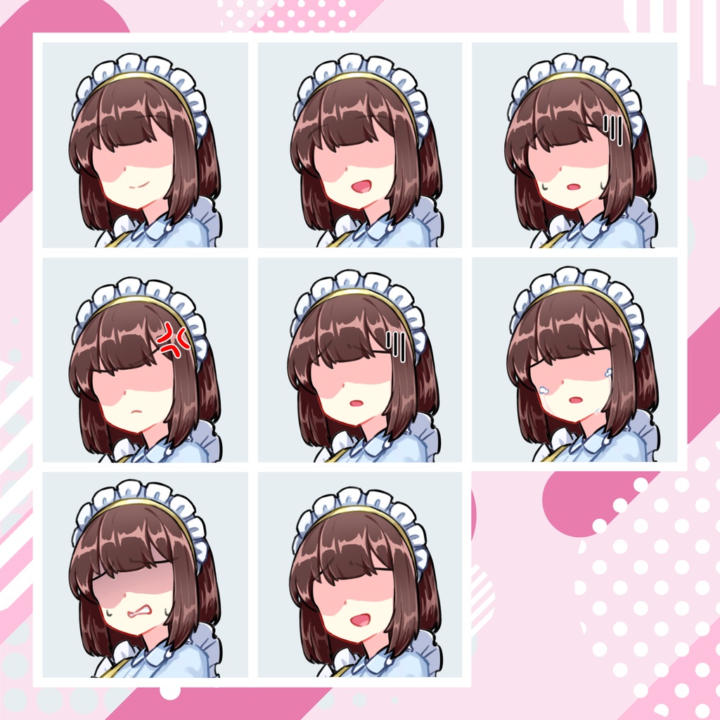 【TRPG立ち絵】清楚ウェイトレス|NPC|現代・日常